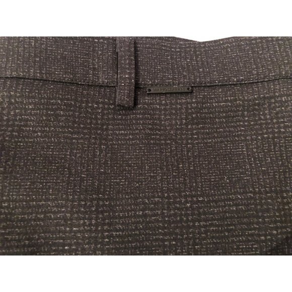 Mario Serrani Italy Womens Comfort Stretch Mini Check Sz L Pants - Picture 2 of 5